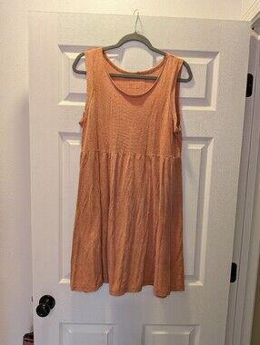 Coral Bohemian Folk Clothing Handmade Hemp Tunic Festival Organic Empire Waist